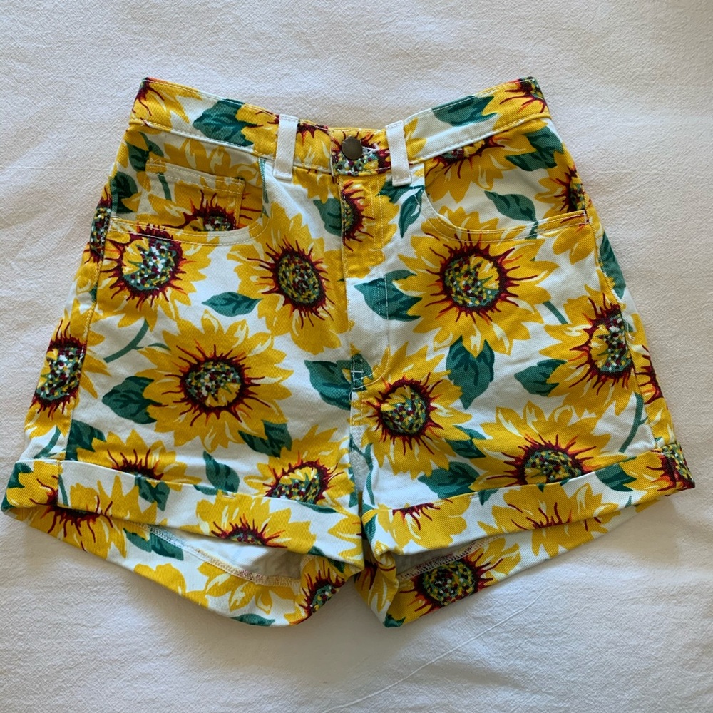American Apparel Denim Cuff Short